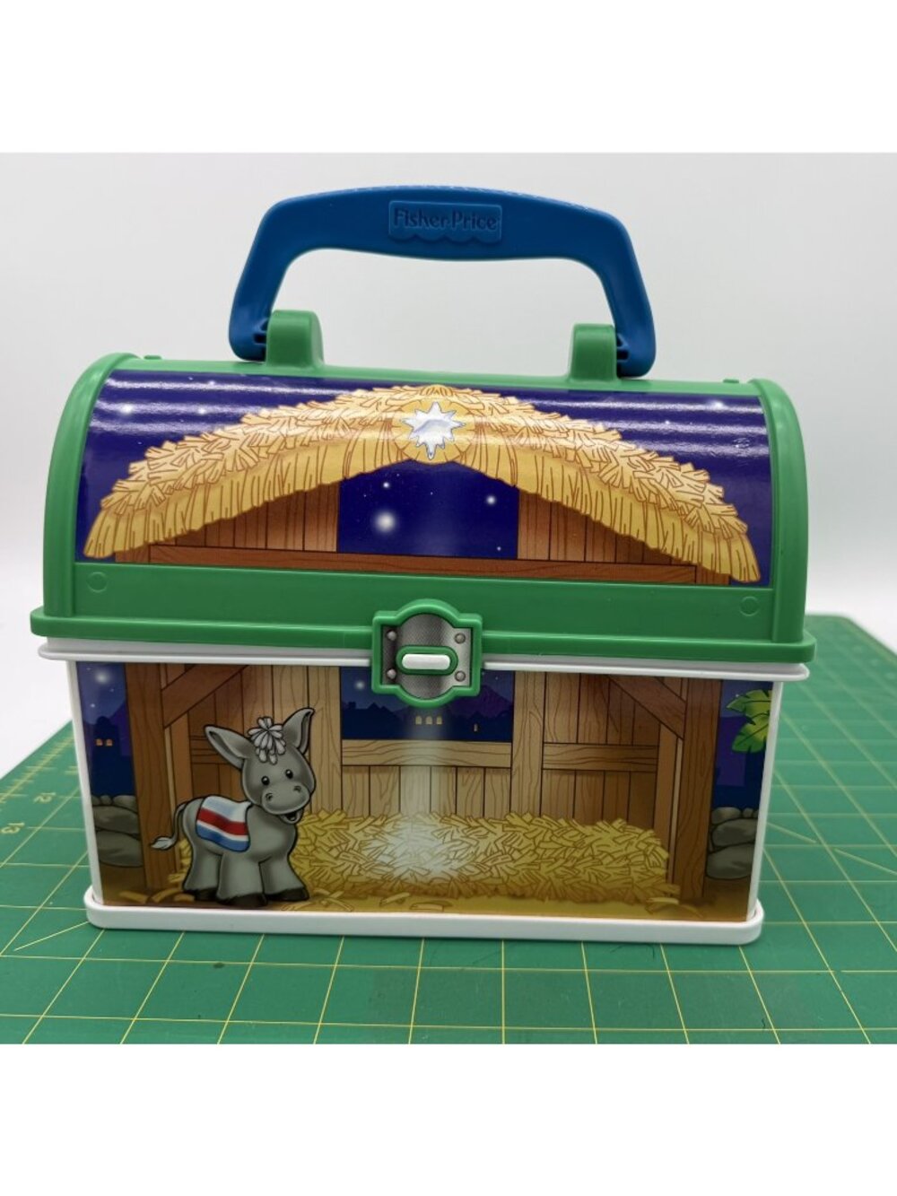 2008 Fisher Price Little People Nativity Lunch Box Carrying Case Only